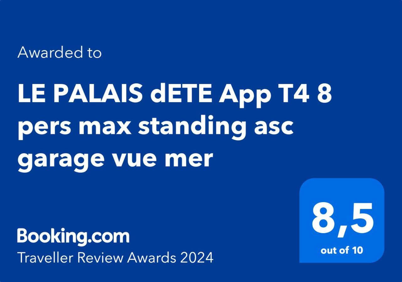 Le Palais Dete T4 6-8 115M2 Grand Standing Garage Carplug Apartment Canet-en-Roussillon Luaran gambar